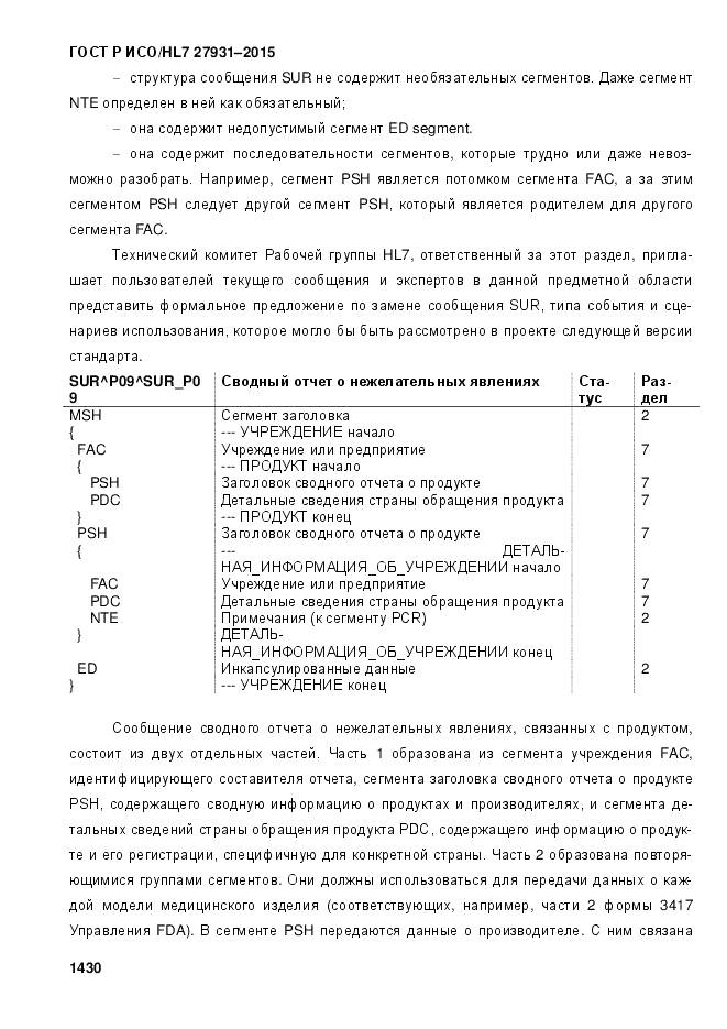 ГОСТ Р ИСО/HL 7 27931-2015, страница 1437